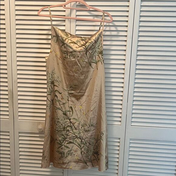Unbranded Dresses & Skirts - #1332**Floral Satin Slip Dress